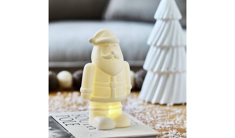 Habitat Light Up Santa Nightlight Christmas Table Decoration