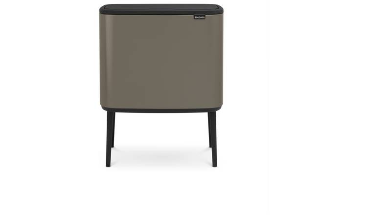 Brabantia Bo 11 + 23 Litre Touch Top Bin - Dark Grey