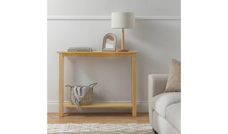 Habitat Adler Narrow Console Table - Natural