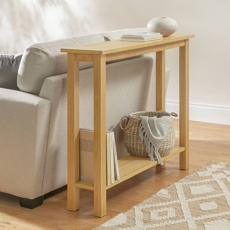 Habitat Adler Narrow Console Table - Natural 0