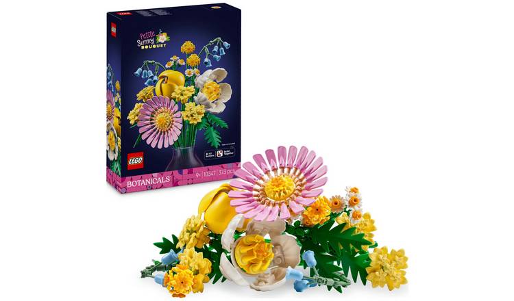 LEGO Botanicals Petite Sunny Bouquet, Toy Flowers Set 10347
