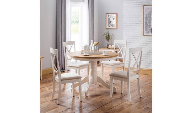 Julian Bowen Davenport Solid Wood 4 Seater Dining Table