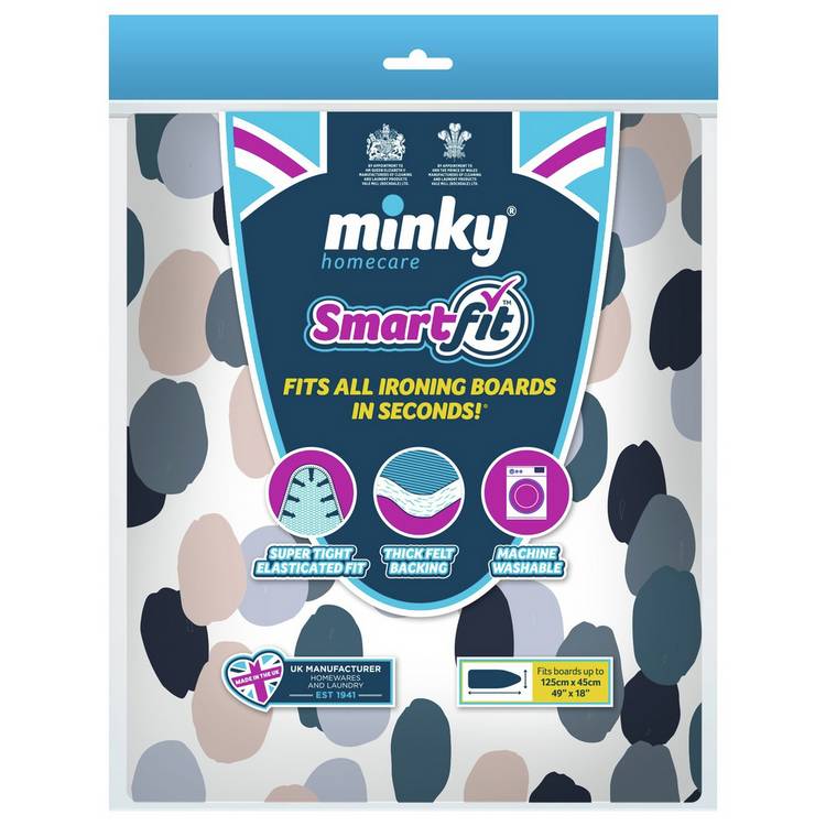 Minky 125 x 45cm Smart Fit Ironing Board Cover 0