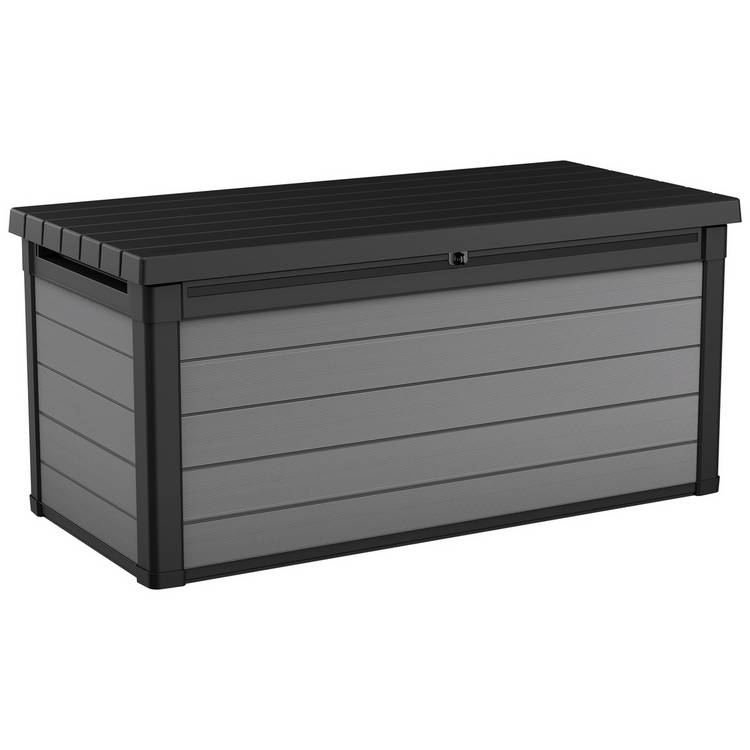 Keter Premier 570L Outdoor Garden Storage Box - Grey 0