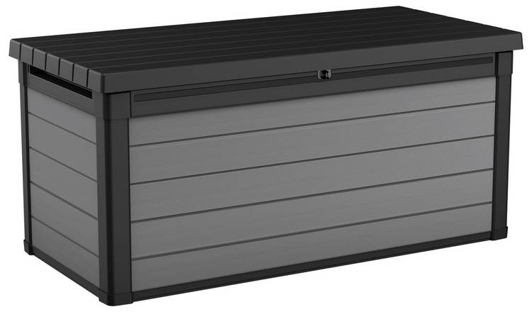 Keter Premier 570L Outdoor Garden Storage Box - Grey