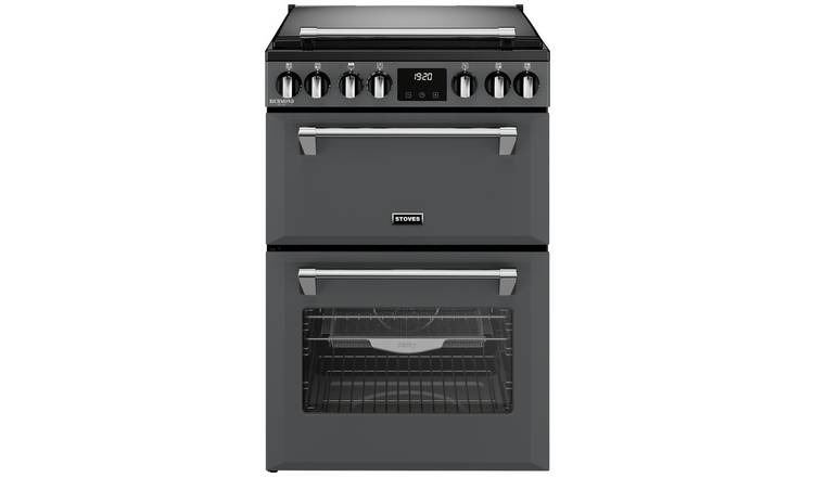 Stoves 60cm Double Oven Dual Fuel Range Cooker - Anthracite