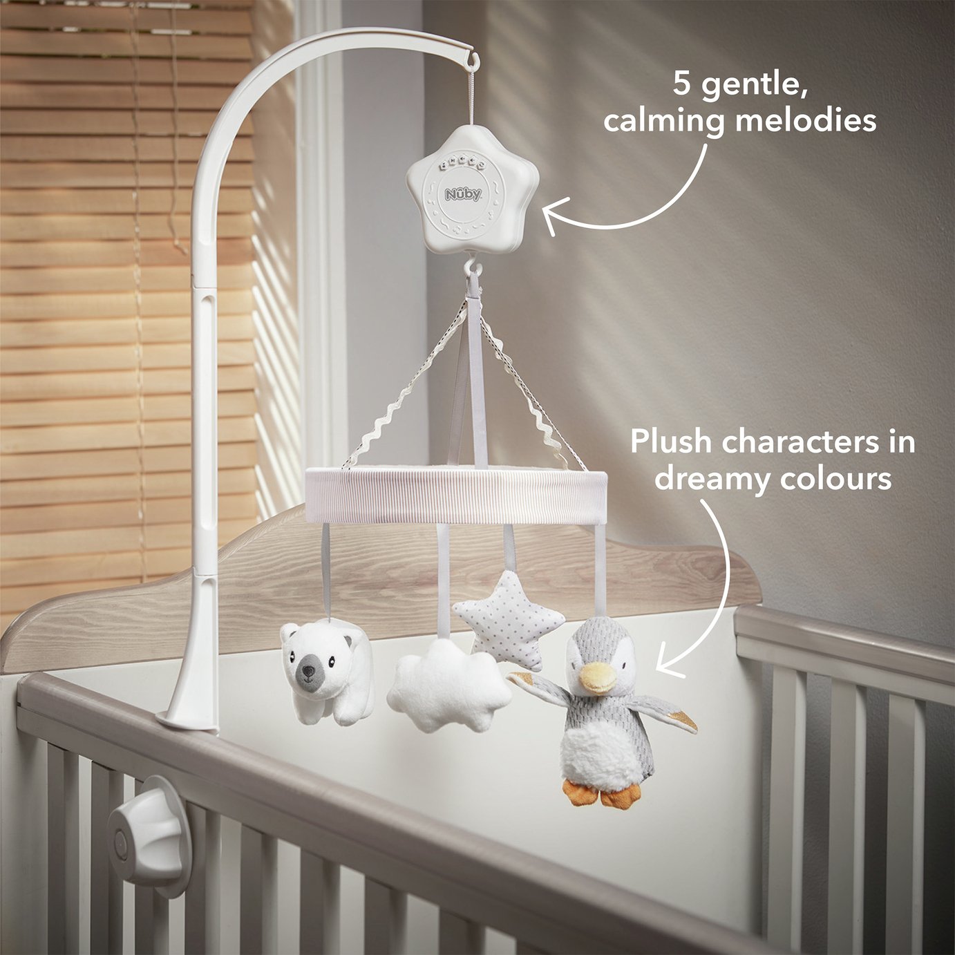 Pebble the Penguin and Pals Musical Cot Mobile Review