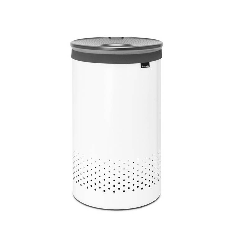 Brabantia 60 Litre Laundry Container Bin - White 0