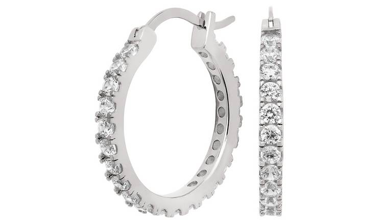 Ladies silver outlet earrings argos