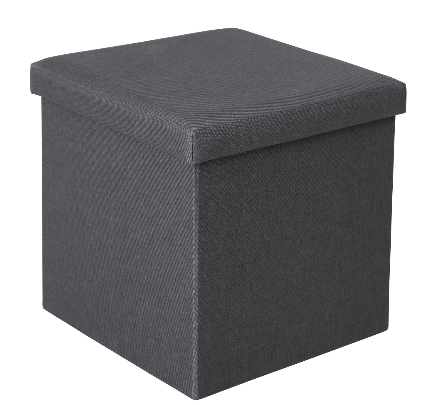 Argos Home Tilly Small Fabric Ottoman - Grey