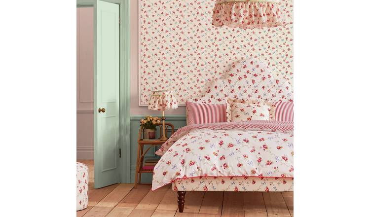 Cath Kidston Rose & Bows Cream Wallpaper