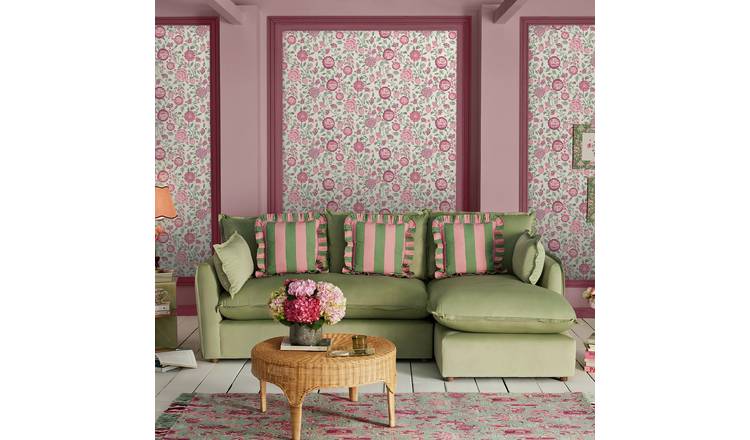 Cath Kidston Strawberry Garden Spring Wallpaper - Pink