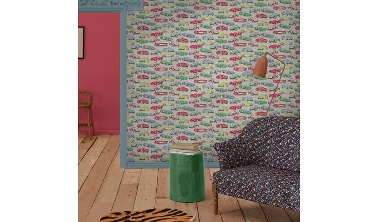 Cath Kidston Vintage Car Wallpaper