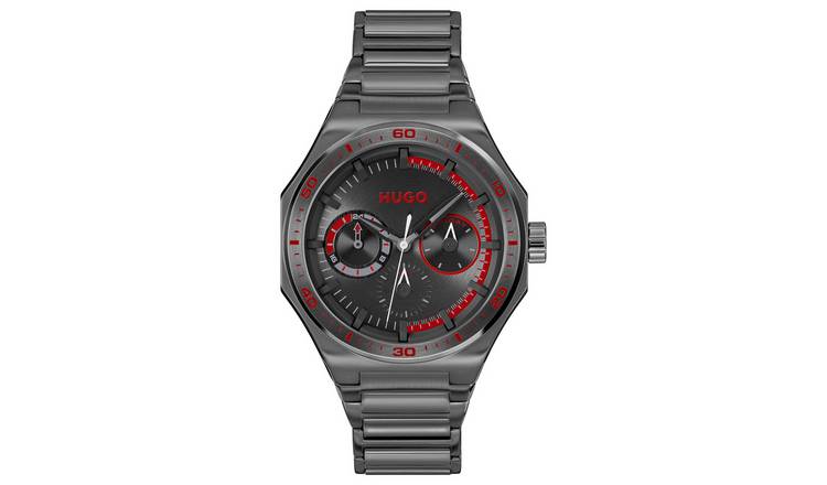 HUGO Men's Grey Grail Sport Bracelet Watch