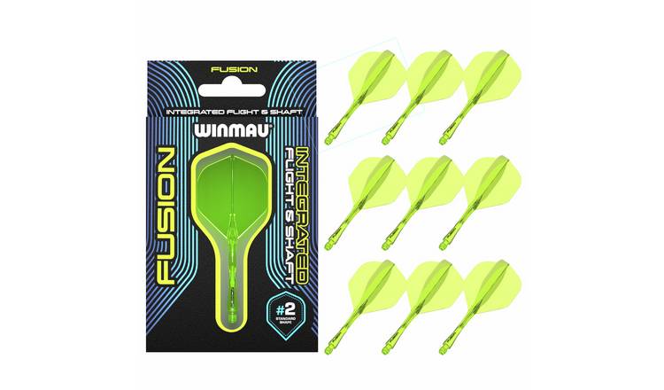 Winmau Fusion Dart Flight and Shaft - Neon Yellow