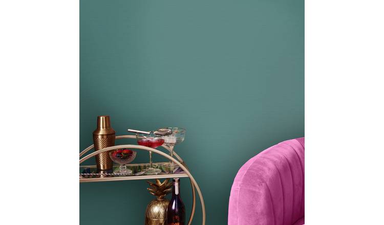 Envy Stitch Please Wallpaper - Teal Green