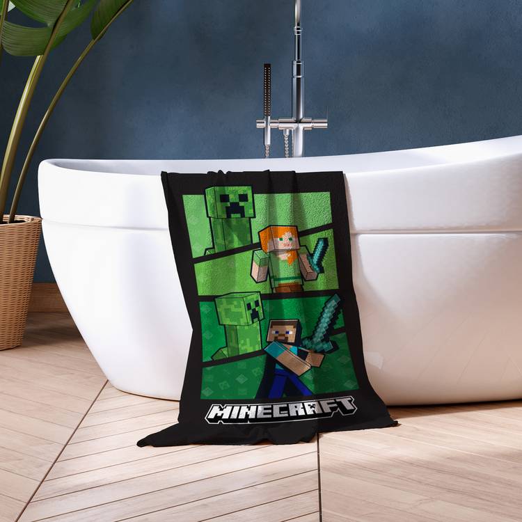 Minecraft Dynamic Beach Towel - Green 0