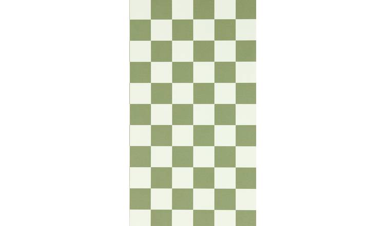 Harlequin Blenets Check Matcha Wallpaper
