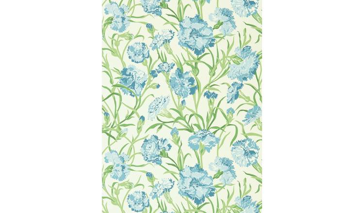 Harlequin Fleur De Joie French Blue Wide Width Wallpaper