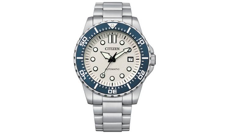 Citizen Men's White Dial Stainless Steel Watch