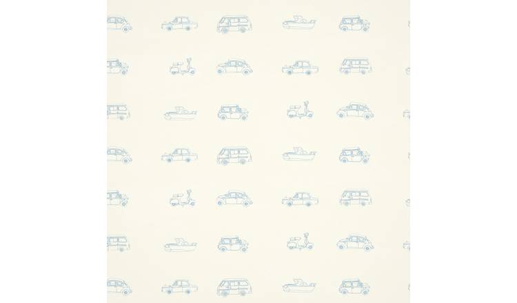 Harlequin Kids Go Go Retro White Wallpaper