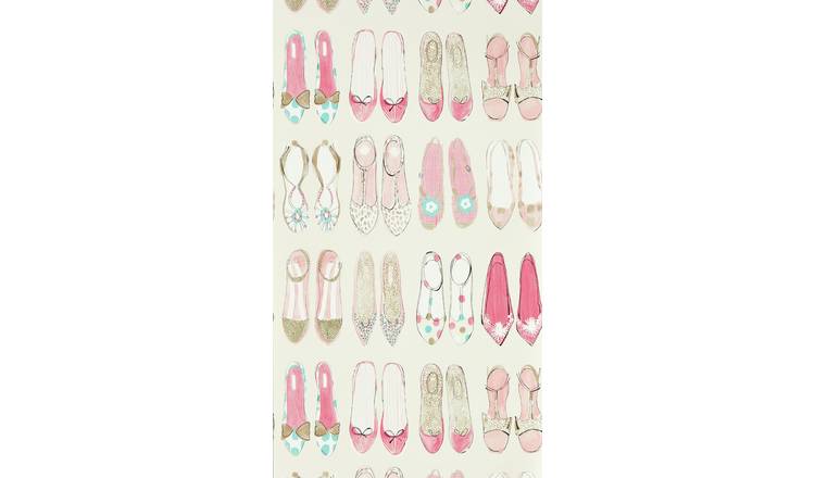 Harlequin Kids World At Your Feet Pink Wallpaper