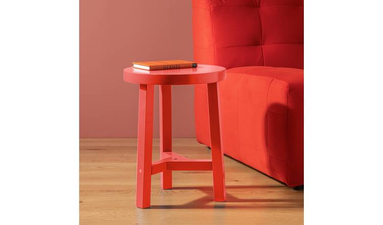 Habitat Malti Side Table - Red