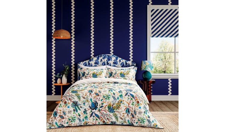 Harlequin Ric Rac Lapis Wallpaper
