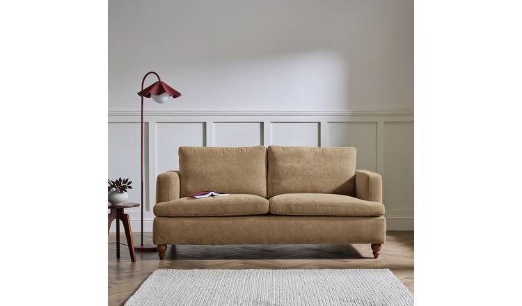 Argos Home Matilda Fabric 3 Seater Sofa - Mink