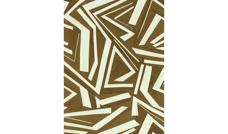 Harlequin Transverse Bronze Wide Width Metallic Wallpaper