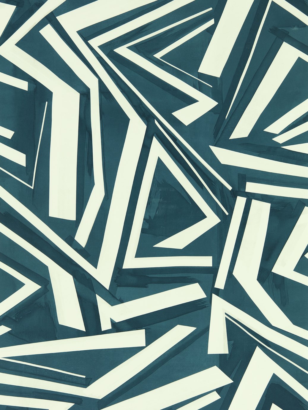 Harlequin Transverse Ink Wide Width Blue Wallpaper