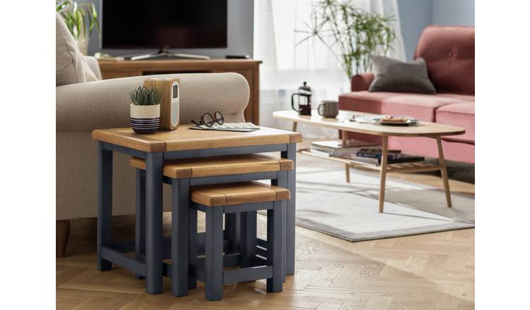 Argos Home Nest Of Table - Grey