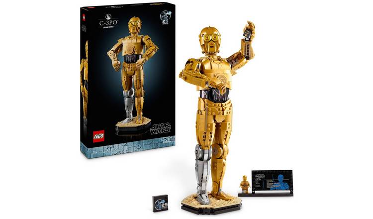 LEGO Star Wars C-3PO Character, Figure Set for Adults 75398