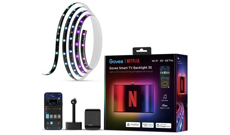 Govee Envisual 3S Smart Wi-Fi 55-65 Inch TV Backlight