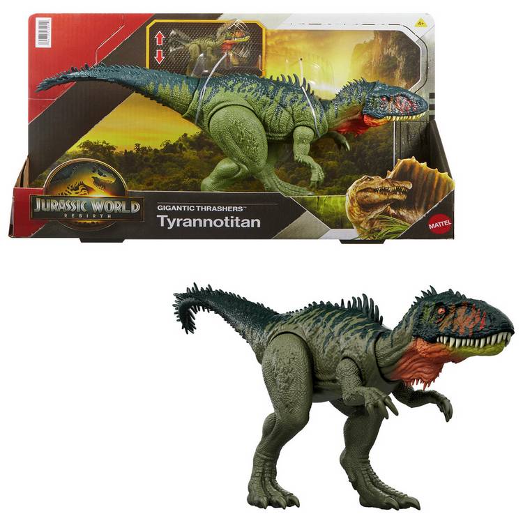 Jurassic World  Rebirth Tyrannotitan Dinosaur Figure Toy 0