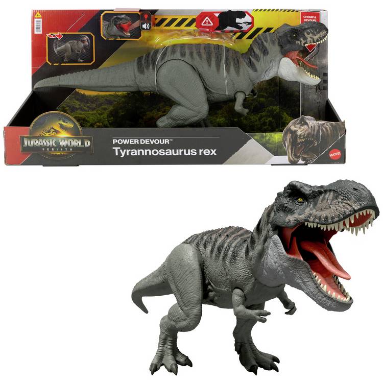 Jurassic World Rebirth Power Devour Tyrannosaur DinosaurToy 0