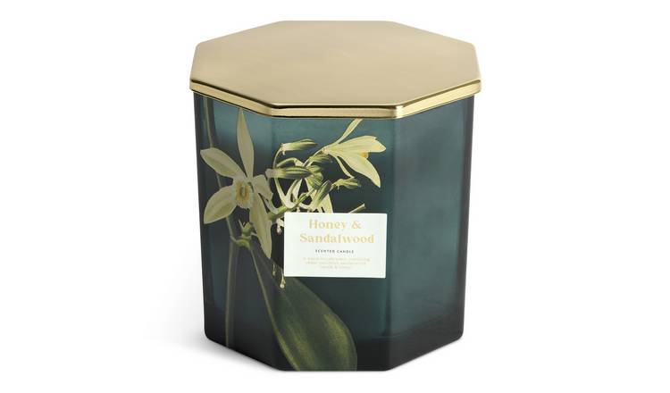 Habitat Medium Multi Wick Candle - Honey & Sandalwood