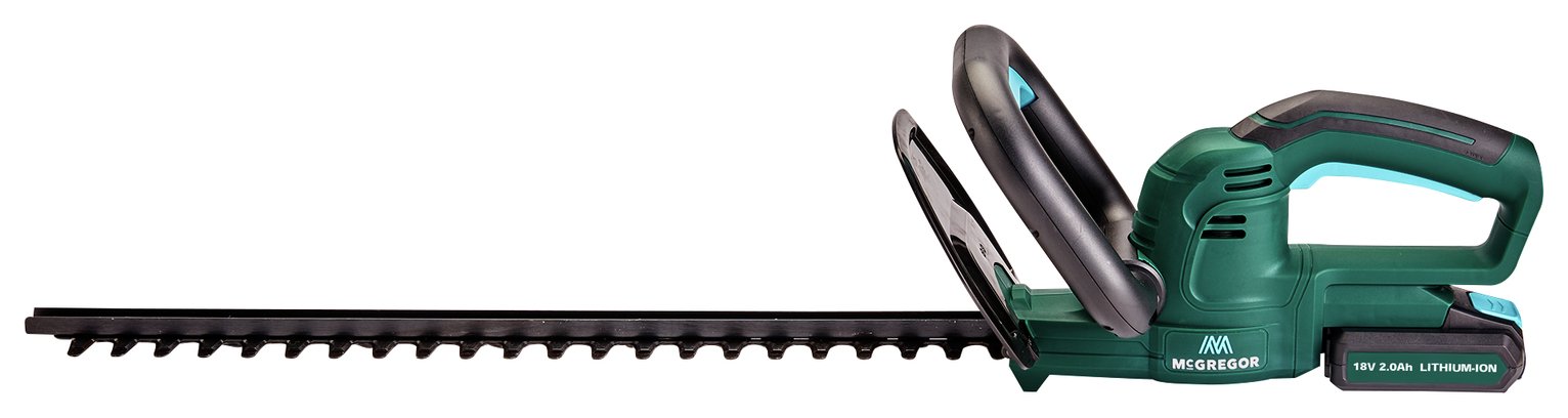 mcgregor 51cm cordless hedge trimmer
