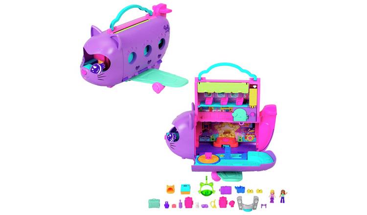 Polly Pocket Kitty Airways Playset Mini Doll Playsets