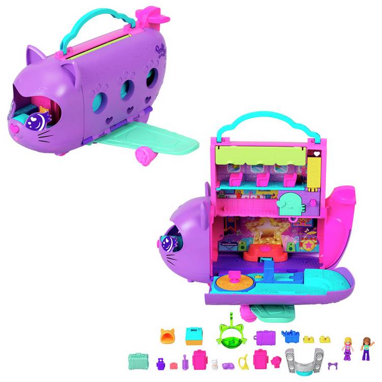 Polly Pocket Kitty Airways Playset Mini Doll Playsets 0