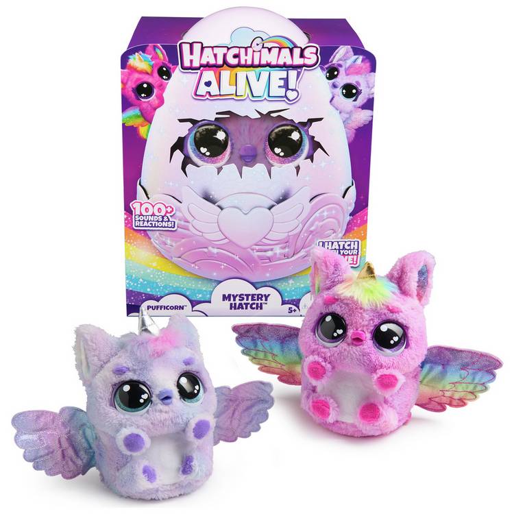 Hatchimals Secret Hatch Pufficorn Interactive Pet Toy 0