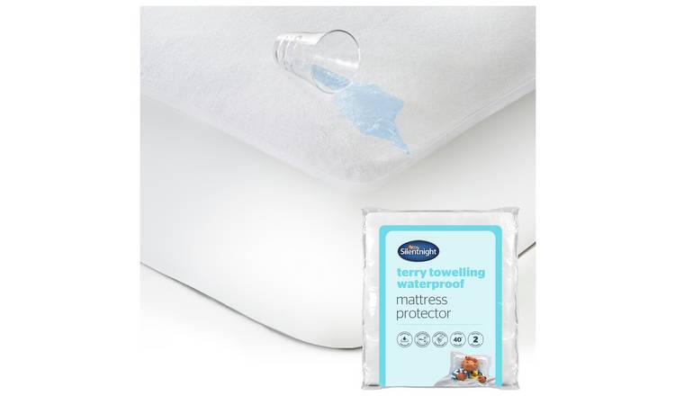 Silentnight Terry Towelling Mattress Protector - Cot bed