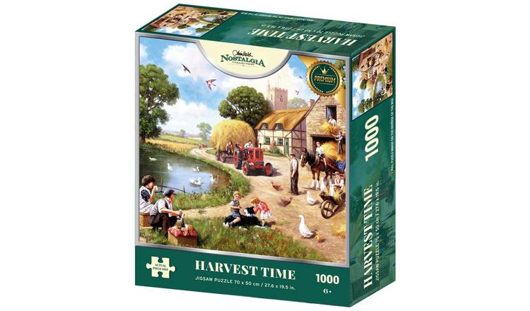 Kidicraft Nostalgia Harvest Time 1000 Pieces Puzzle