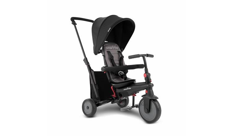 SmarTrike STR3 – Tricycle Poussette évolutif 5 En 1, Dès 10 Mois, Pliable, Compact, Noir