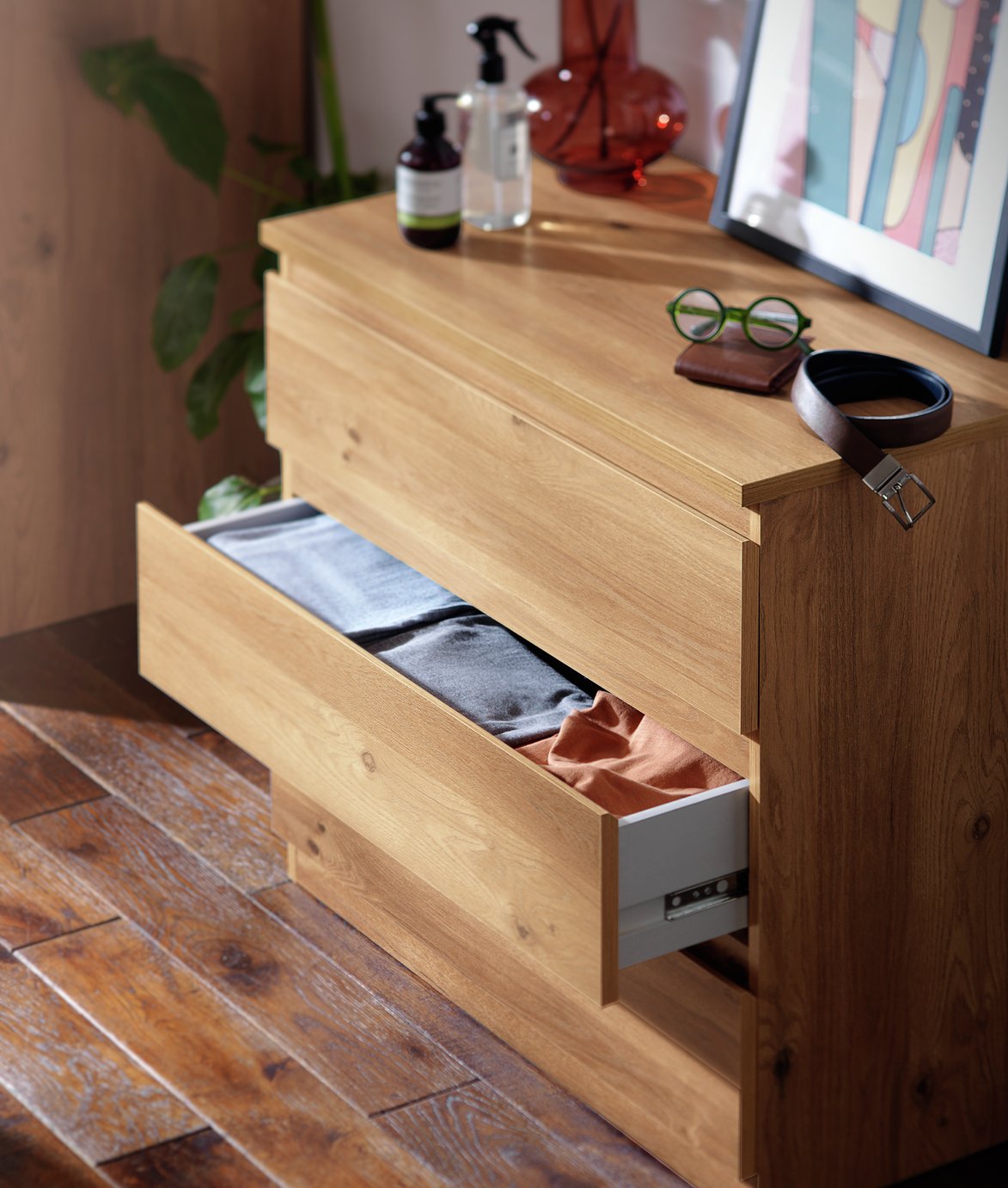 Buy Argos Home Jenson 3 Drawer Chest - Oak Effect | Chest of