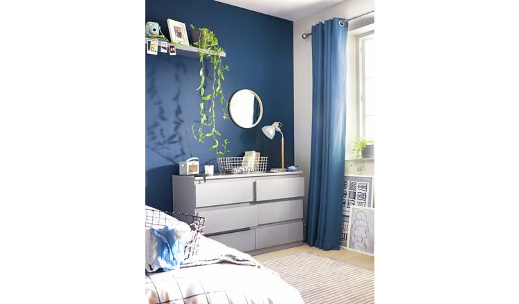 Argos Home Jenson 6 Drawer Chest - Grey Gloss