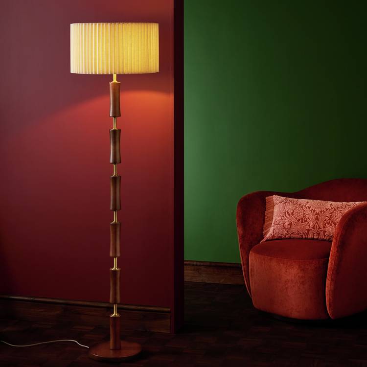 Habitat x Morris & Co. Cane Floor Lamp 0