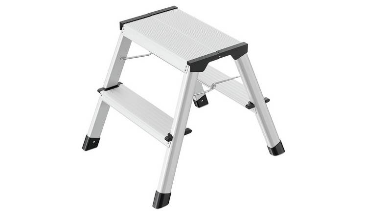 Hailo D60 2 Folding Step Stool - Grey