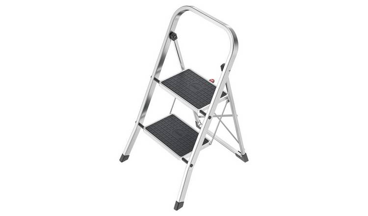 Hailo K70 2-Step Flat Aluminium Step Stool