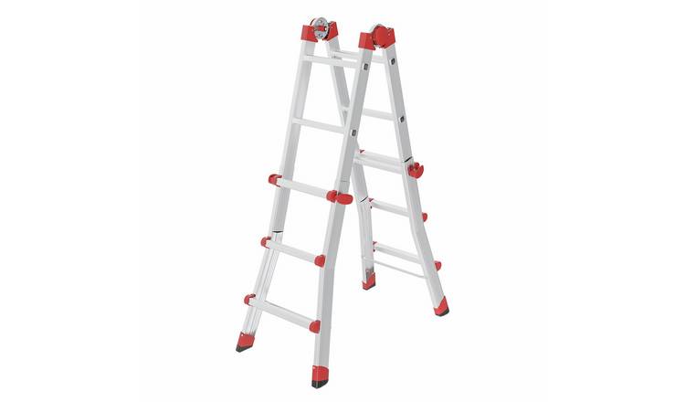 Hailo M80 Adjustable 4 X3 Telescopic Multipurpose Ladder